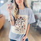 Wildflower Patch Oversized Graphic Tee