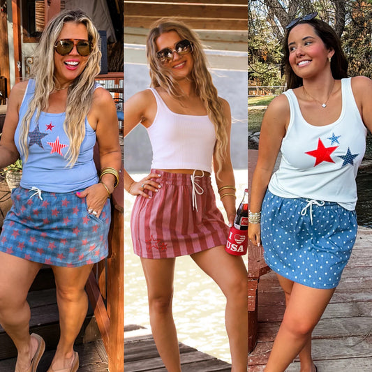 PREORDER: Presley Stretch Denim Skirt // eta May