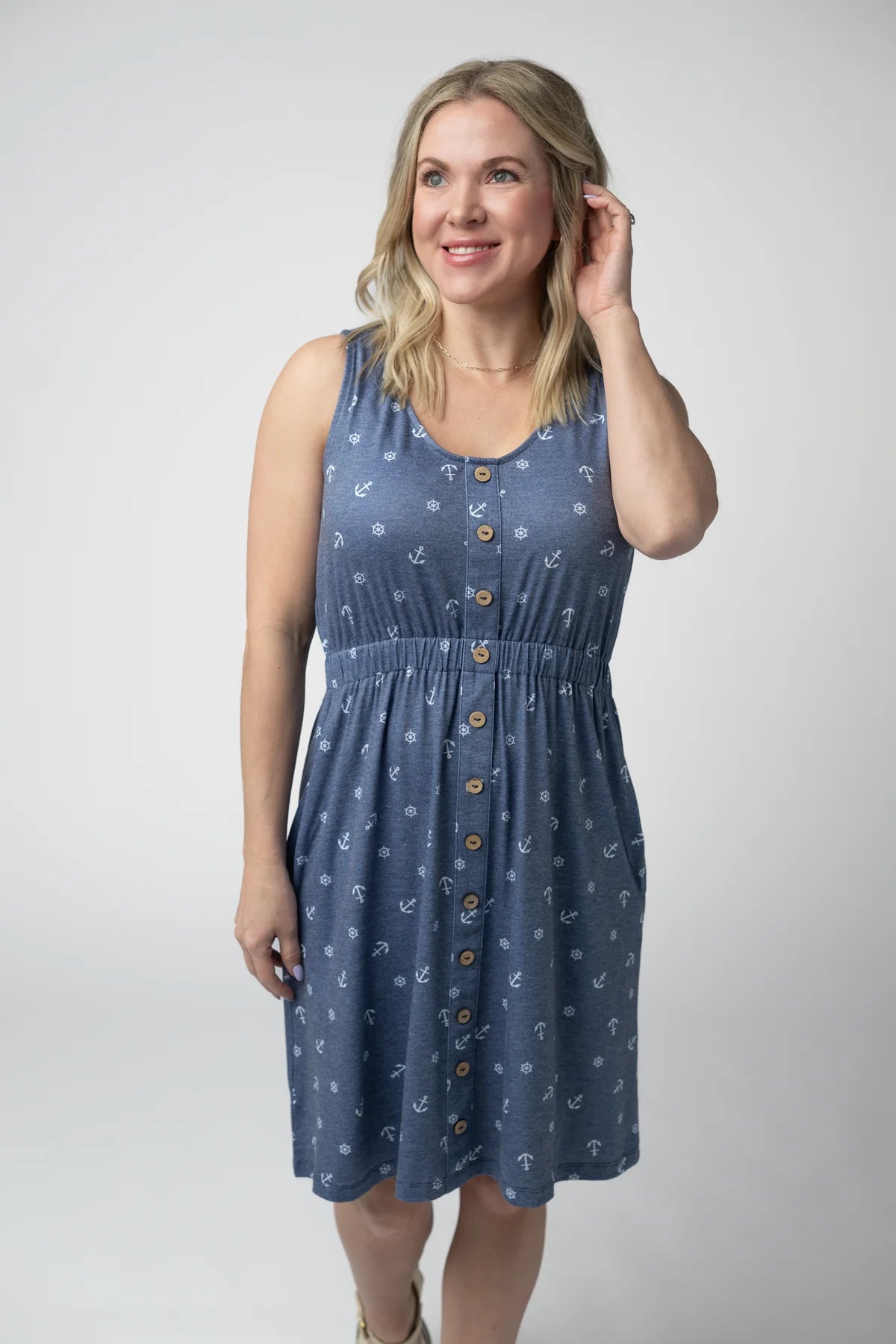 PREORDER: Beverly Button Dress // eta May