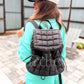 PREORDER: Quilted Backpack in Black // eta April