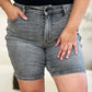 Washed Black Denim Shorts - Judy Blue