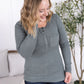 Georgia Long Sleeve Top - Dusty Jade