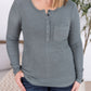 Georgia Long Sleeve Top - Dusty Jade