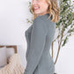 Georgia Long Sleeve Top - Dusty Jade