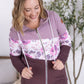 Colorblock Fullzip - Purple, Autumn Blossom, and Plum