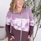 Colorblock Fullzip - Purple, Autumn Blossom, and Plum