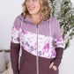 Colorblock Fullzip - Purple, Autumn Blossom, and Plum