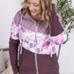 Colorblock Fullzip - Purple, Autumn Blossom, and Plum