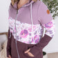 Colorblock Fullzip - Purple, Autumn Blossom, and Plum