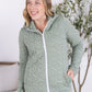 Geometric Fullzip Hoodie - Sage