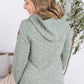 Geometric Fullzip Hoodie - Sage