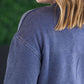 Vintage Wash Pocket Pullover - Nautical Navy