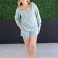 Vintage Wash Beach Hoodie - Seabreeze
