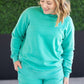 Vintage Wash Pullover - Caribbean Green