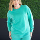 Vintage Wash Pullover - Caribbean Green