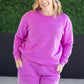Vintage Wash Pullover - Vivid Orchid
