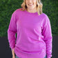 Vintage Wash Pullover - Vivid Orchid