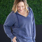 Vintage Wash Beach Hoodie - Nautical Navy
