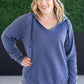 Vintage Wash Beach Hoodie - Nautical Navy