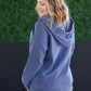 Vintage Wash Beach Hoodie - Nautical Navy