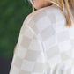 Classic Cardigan - Neutral Checkers