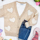 IN STOCK Sweetheart Cardigan - Tan