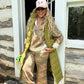 PREORDER: Camo & Butterflies Wide Leg Pants  // eta September