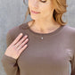 The Basics Round Neck Long Sleeve Top