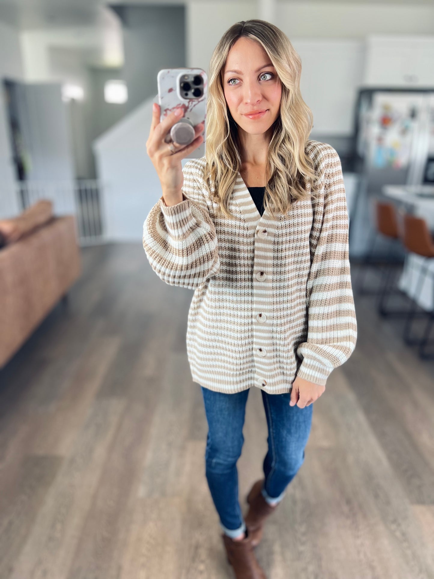 Kennedy Striped Cardigan