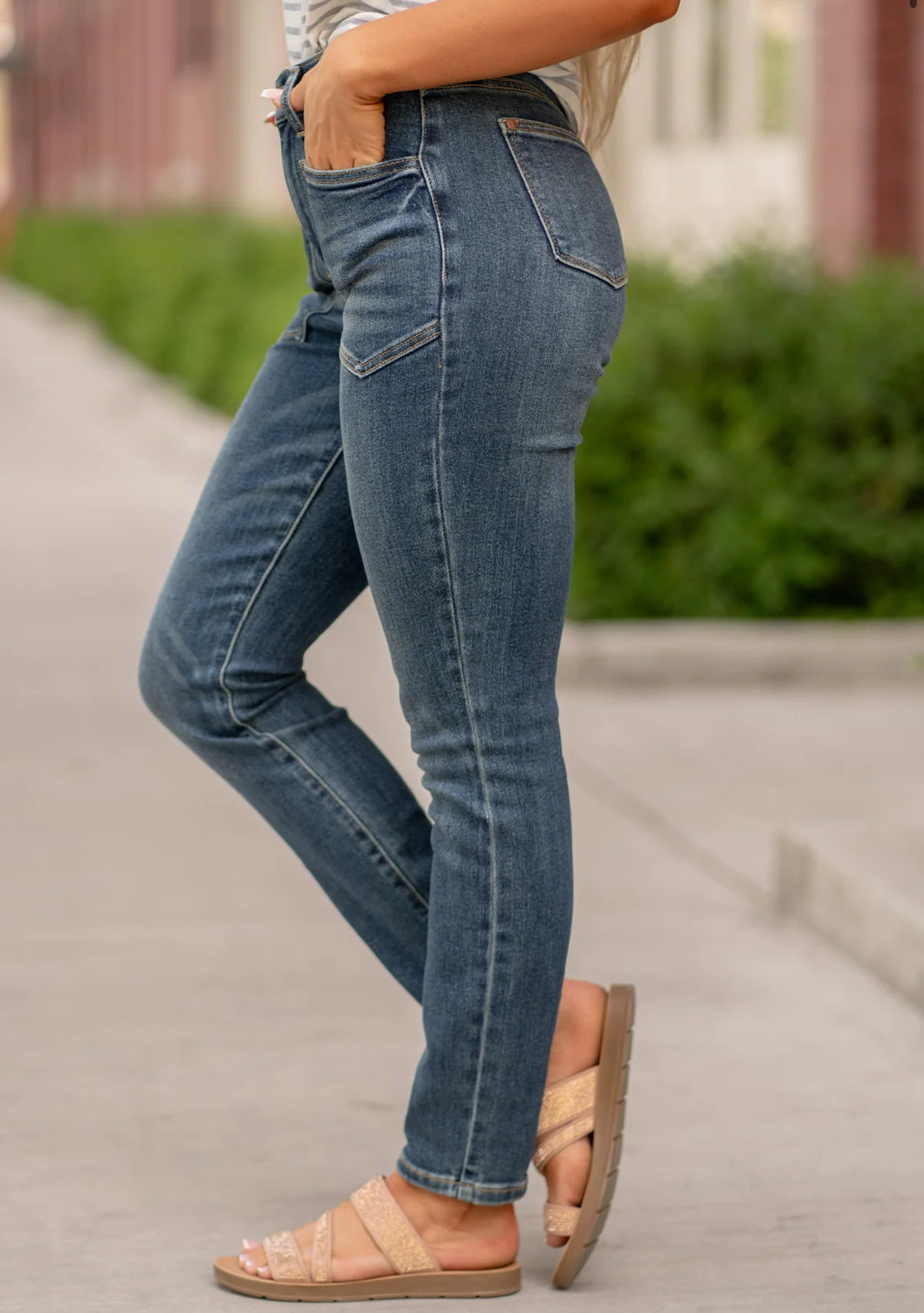 Front Pocket High Waist Skinny Jeans - Judy Blue