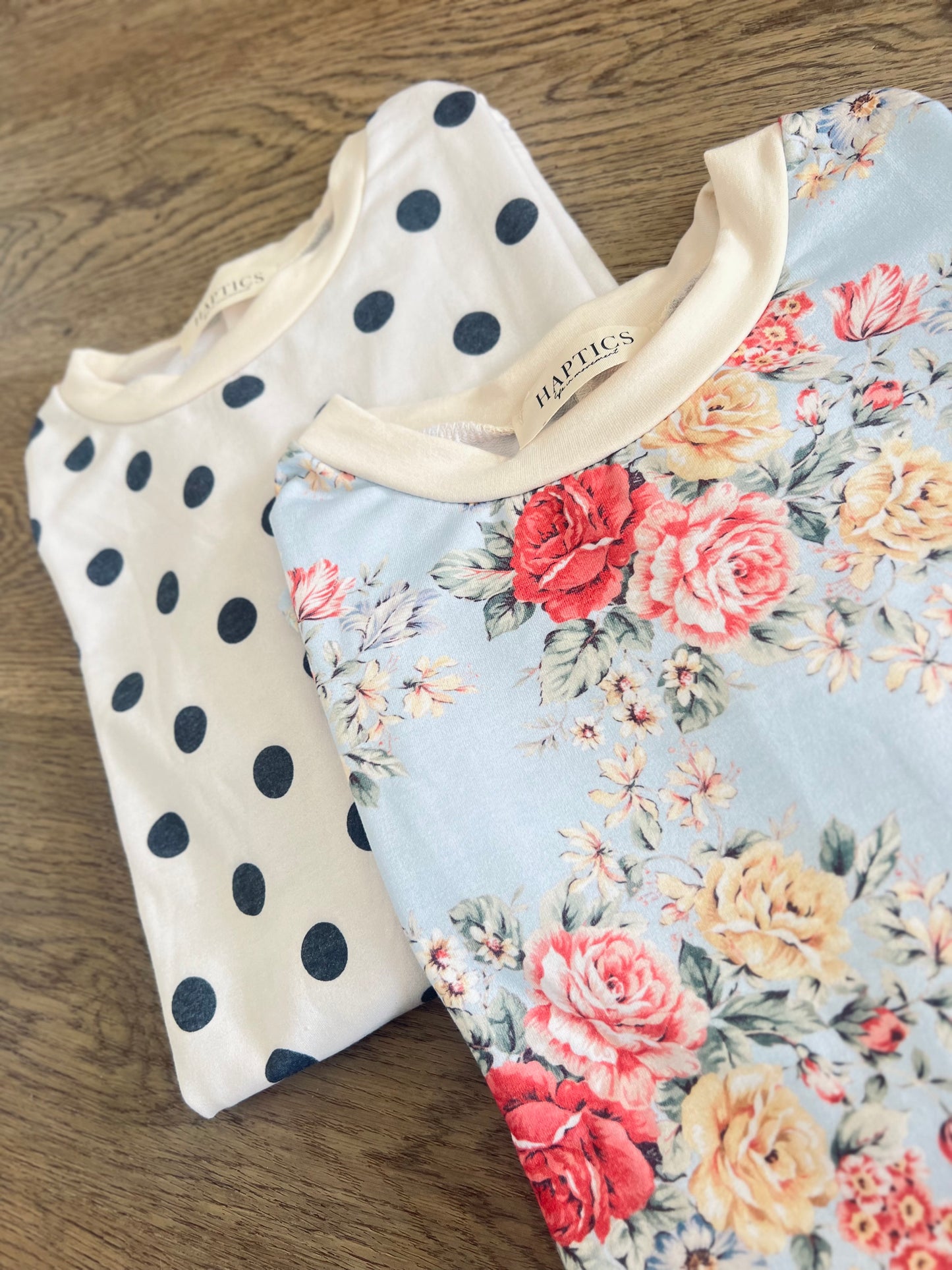 *new* Play Date in Paris Polka Dot Boyfriend Tee