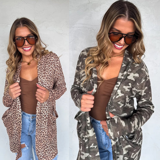 Camo // Animal Lola Cardigan Preorder