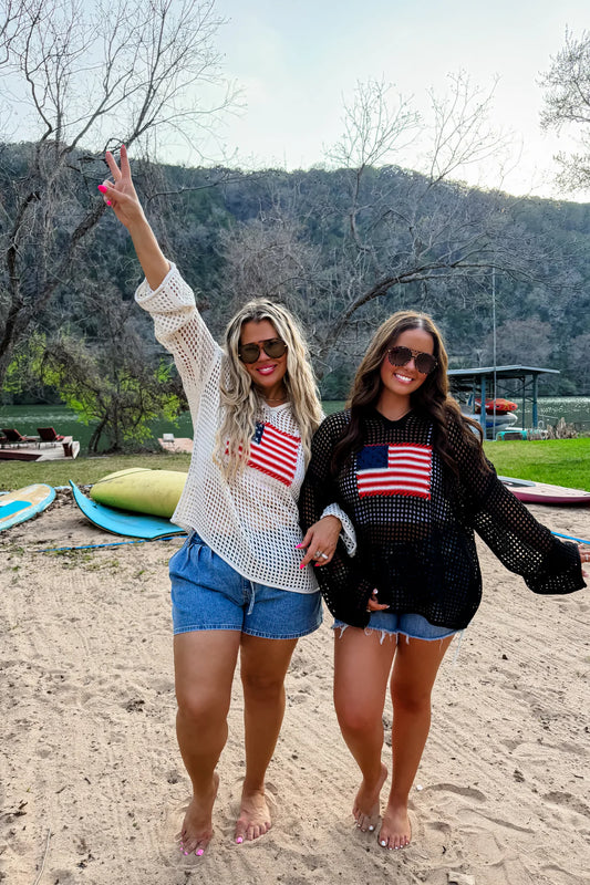 PREORDER: Freedom Open Knit Hoodie // eta May