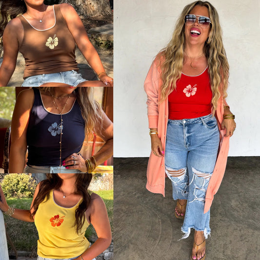 PREORDER: Hibiscus Tank // eta June