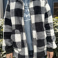 Cozy Plaid Full Zip Hoodie