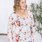 Alyssa Long Sleeve Top - Pink Bloom