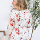 Alyssa Long Sleeve Top - Pink Bloom
