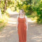 Reagan Ribbed Midi Dress - Rust FINAL SALE