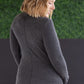 Georgia Long Sleeve Top - Charcoal