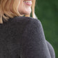 Georgia Long Sleeve Top - Charcoal