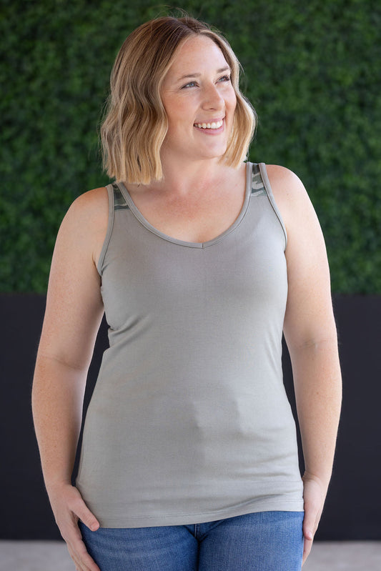 Poppy Tank - Olive and Camo