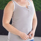 Shiloh Button Snap Tank - Grey