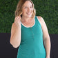 Shiloh Button Snap Tank - Green