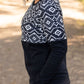 Natalie Pullover - Black Geometric