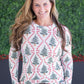 *new* Blair Long Sleeve Top - Candy Cane Lane