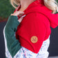 Colorblock Fullzip - Red, Winter Berry, Evergreen