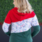 Colorblock Fullzip - Red, Winter Berry, Evergreen