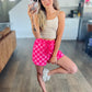 Pink Check Fave Shorts