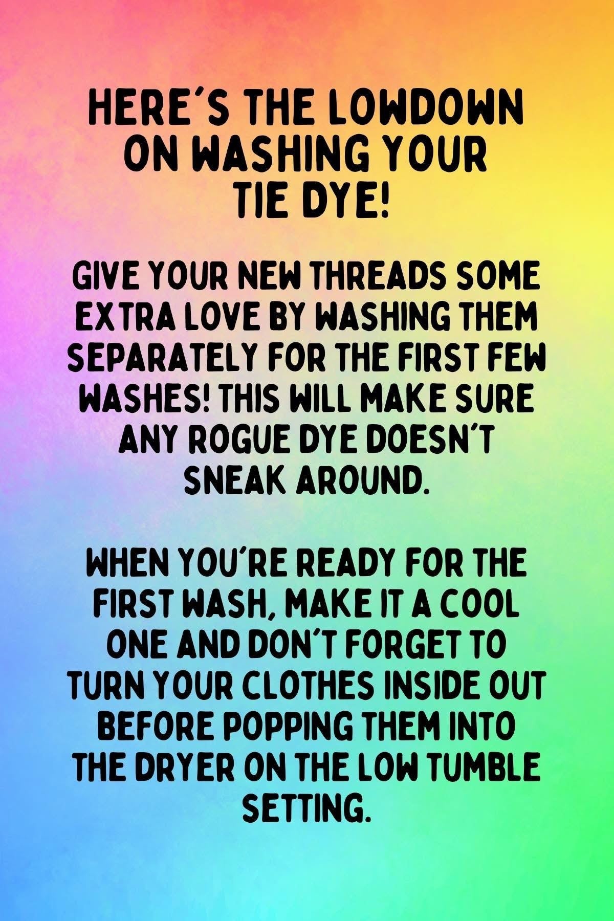 PREORDER: Carnival Tie Dye