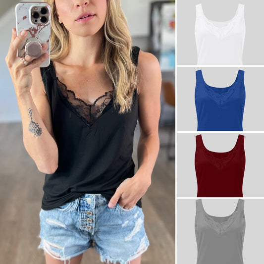 Ava Lace Tank